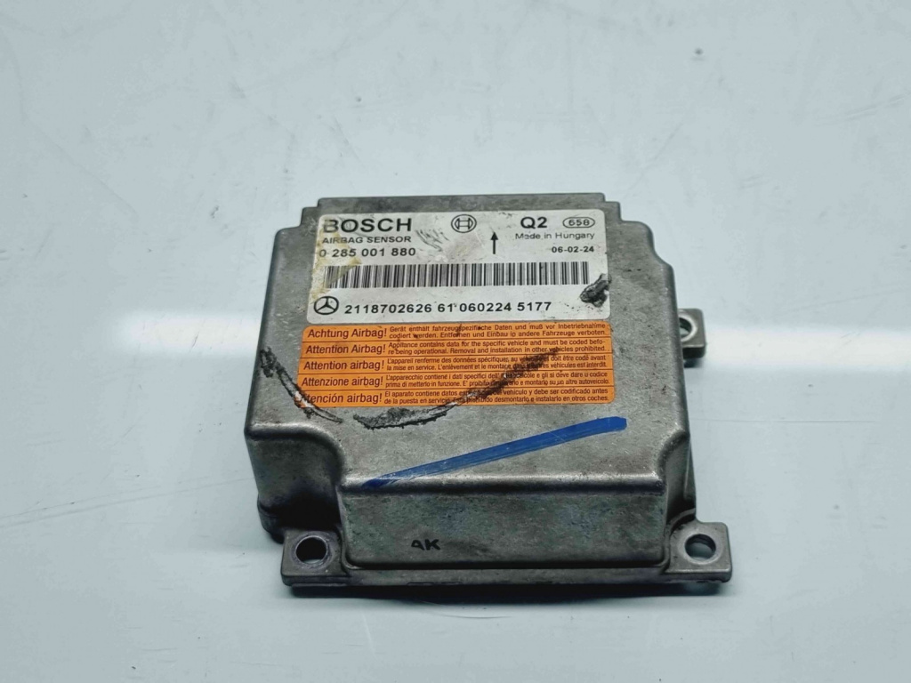 Calculator airbag Mercedes Clasa E (W211) [Fabr 2002-2009] 2118702626 2.2 CDI 125 2.2 CDI 125