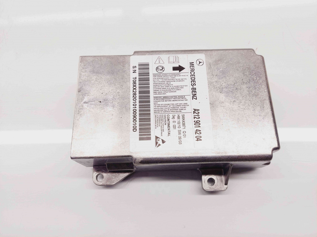 Calculator airbag Mercedes Clasa E (W212) [Fabr 2009-2016] A2129014204 2.2 CDI 651925 125KW / 170CP 2.2 CDI 651925 125KW / 170CP