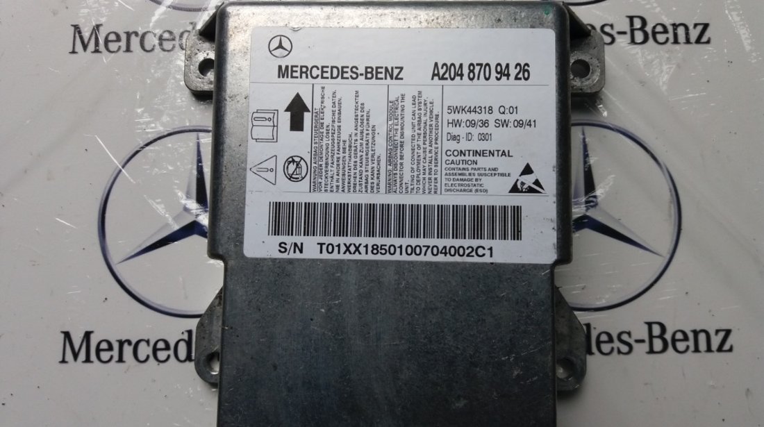 Calculator airbag mercedes cod A 2048709426