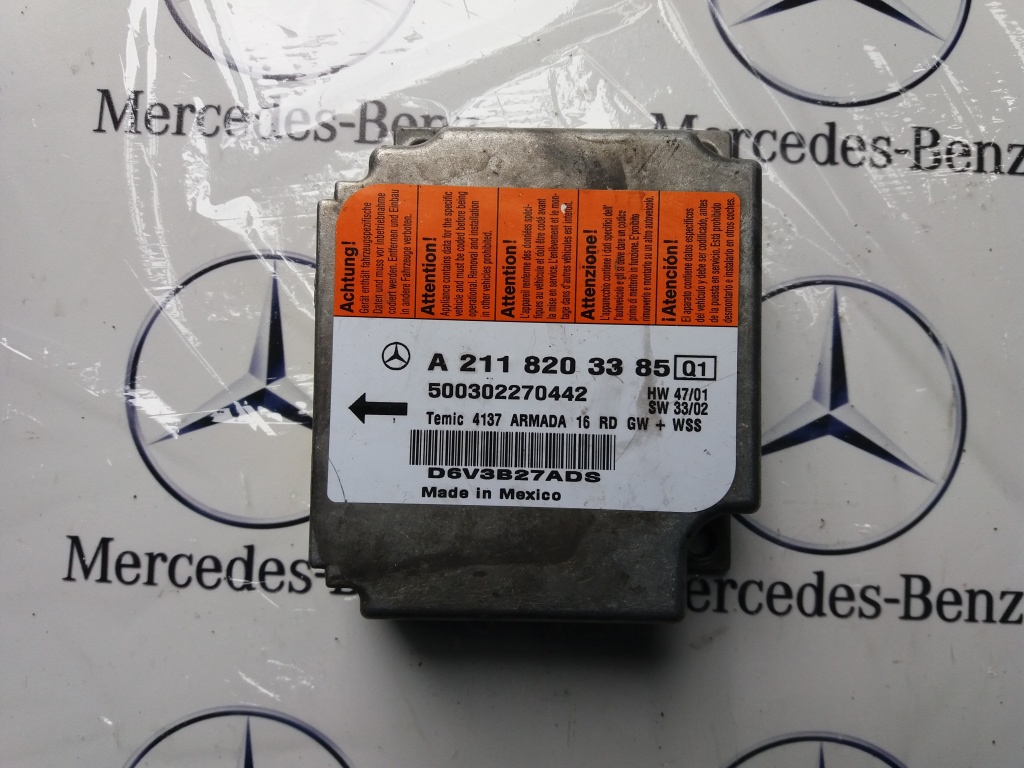 Calculator airbag mercedes cod A 2118203385