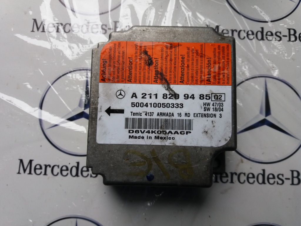 Calculator airbag mercedes cod A 2118209485