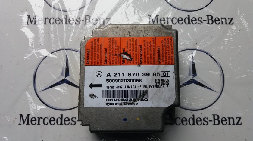Calculator airbag mercedes cod A 2118703985