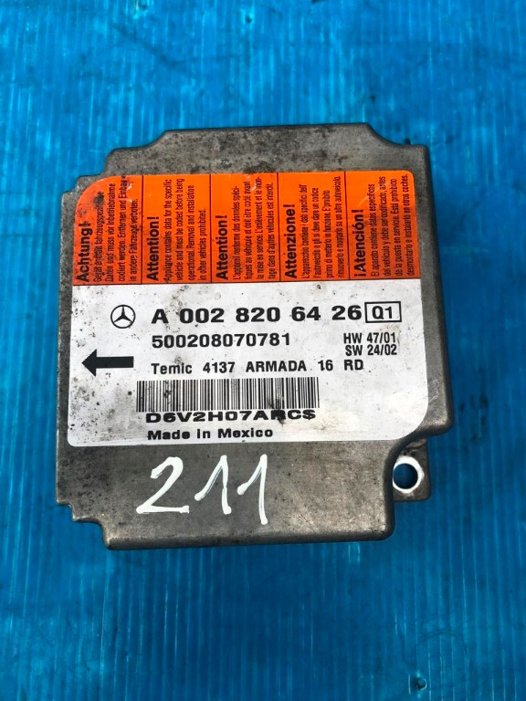 Calculator airbag Mercedes E Class w211 2002-2006