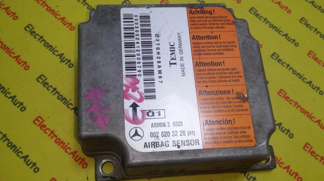 Calculator airbag Mercedes Eclas W210 0028203226