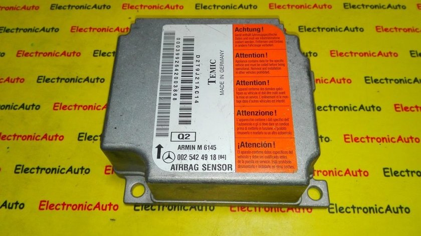 Calculator airbag Mercedes ML 0025424918