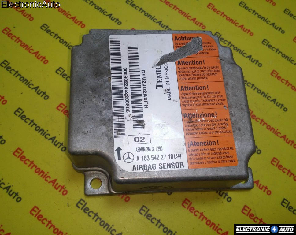 Calculator airbag Mercedes ML A1635422718