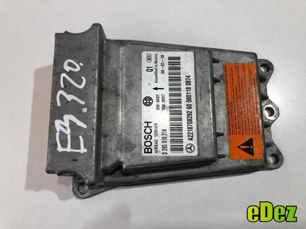 Calculator airbag Mercedes S-Class (2005-2009) [W221] a2218708292