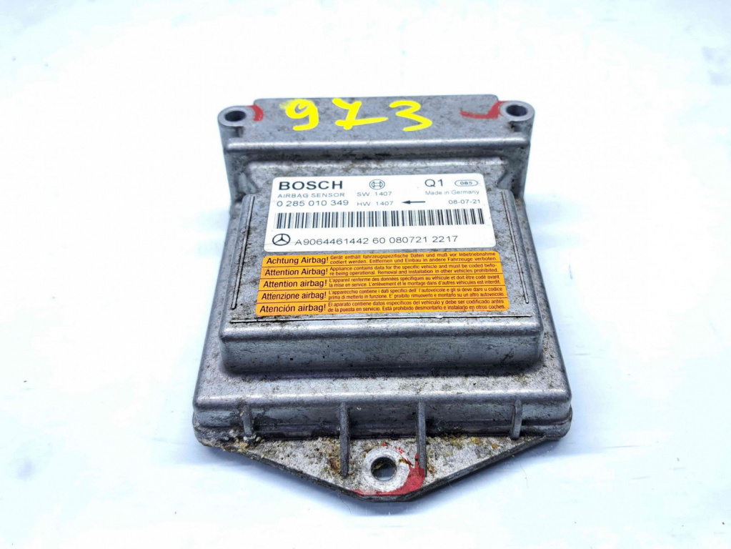 Calculator airbag Mercedes Sprinter 3.5-t (906) [Fabr 2006-2013] A9064461442 0285010349 2.2 CDI 646985 80KW / 109CP