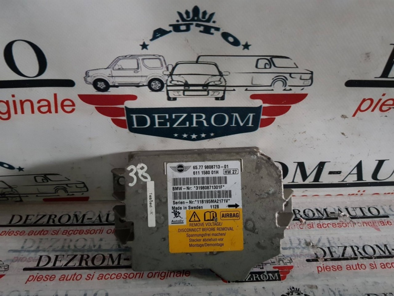 Calculator airbag Mini Cooper Cabrio R57 LCi 9808713