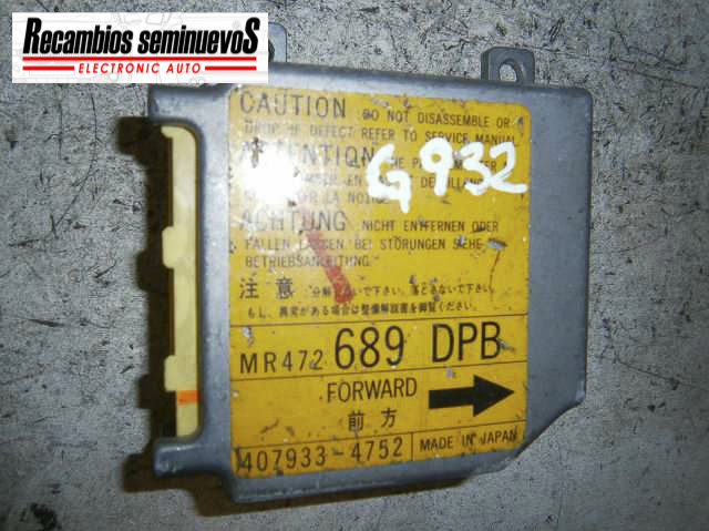 Calculator AIRBAG MITSUBISHI SPACE WAGON MR472 689 DPB / MR472689DPB / 407933 4752 / 4079334752MR472 689 DPB / MR472689DPB / 407933 4752 / 4079334752