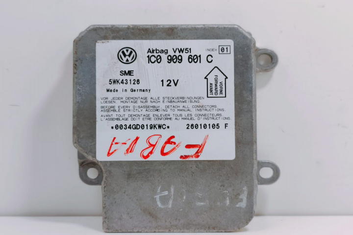 Calculator airbag Modul 1C0909601C / 5WK43126 Volkswagen VW Golf 4 [1997 - 2006]