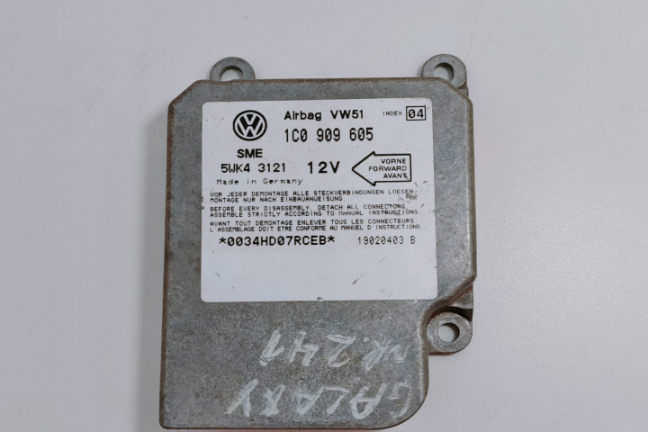 Calculator airbag Modul 1C0909605 / 5WK43121 Volkswagen VW Sharan [facelift] [2000 - 2003]