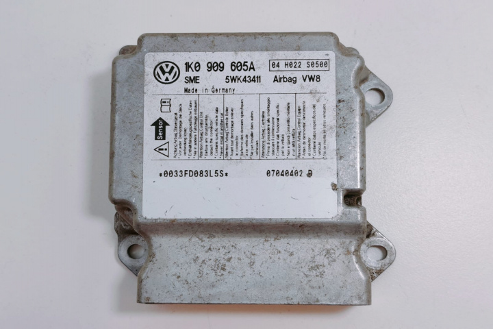 Calculator airbag Modul 1K0909605A / 5WK43411 Volkswagen VW Golf 5 [2003 - 2009]