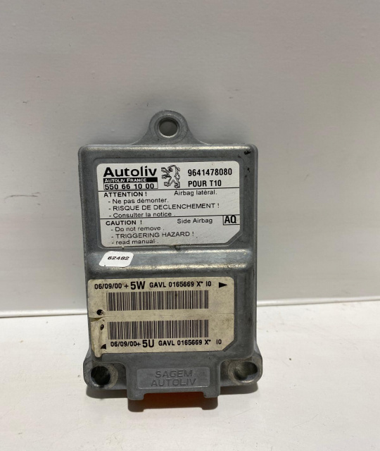 Calculator airbag Modul 550661000 / 9641478080 Peugeot 206 [1998 - 2003]