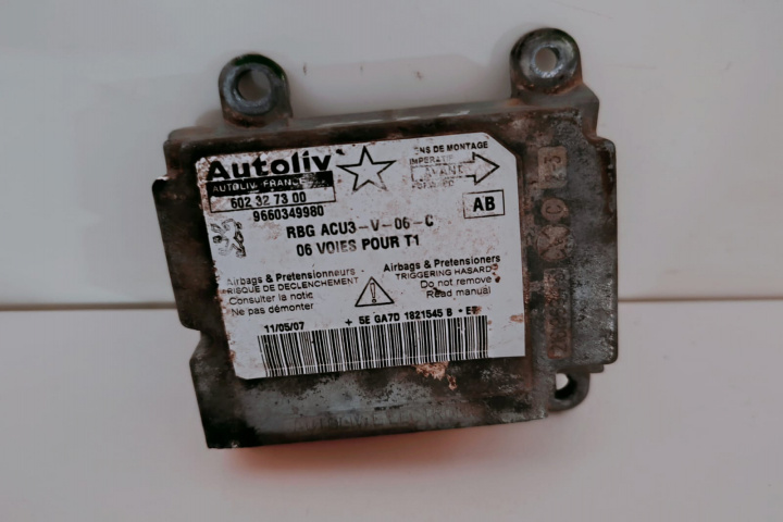 Calculator airbag Modul 9660349980 / 602327300 Peugeot 206 [facelift] [2002 - 2009]