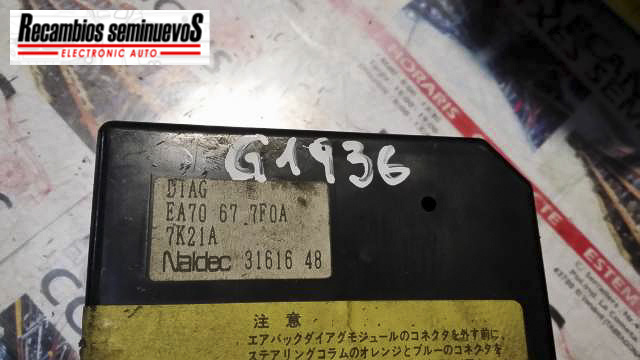 Calculator AIRBAG NALDEC MAZDA MX-3 EA70 67 7F0A / EA70677F0A / 31616 48 / 3161648EA70 67 7F0A / EA70677F0A / 31616 48 / 3161648