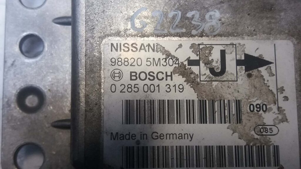 Calculator AIRBAG NISSAN ALMERA 0 285 001 319 / 0285001319 / 98820 5M304 J / 988205M304J0 285 001 319 / 0285001319 / 98820 5M304 J / 988205M304J
