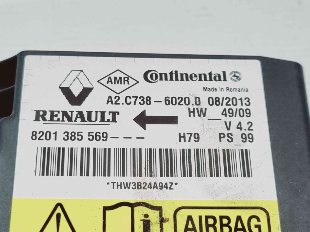 Calculator airbag Nissan Qashqai (2) [Fabr 2013-2017] 8201385569 1.5 DCI K9K 1.5 DCI K9K