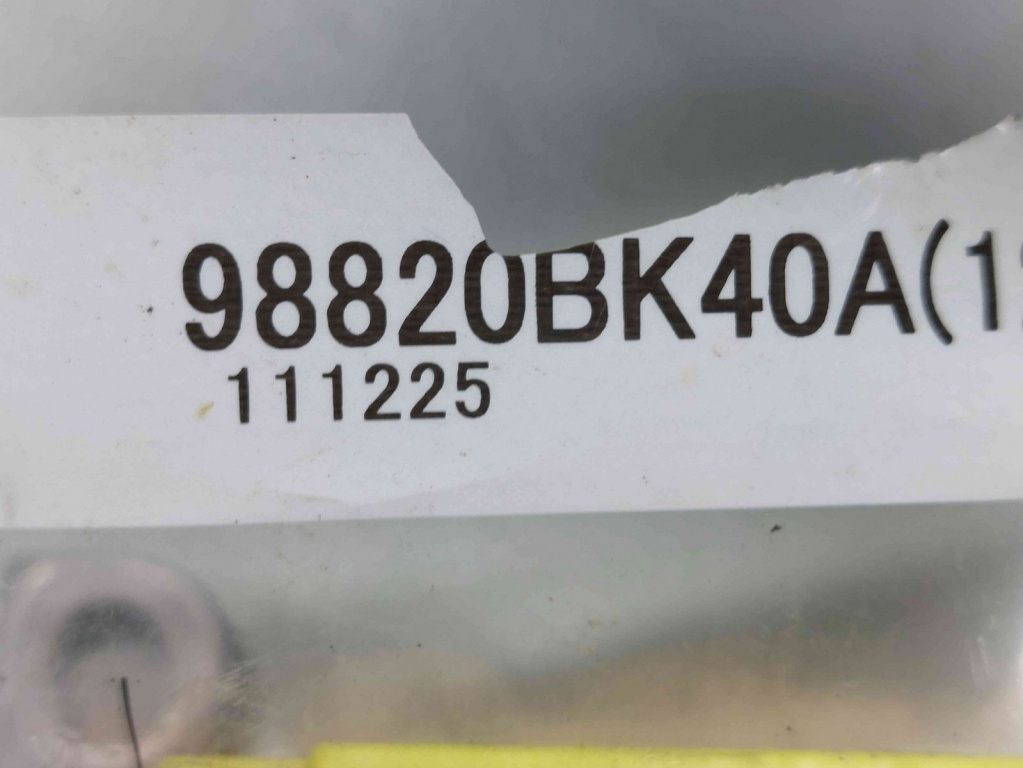 Calculator airbag Nissan Qashqai Facelift (2) [Fabr 2009-2013] 98820BK40A 1.5 DCI K9K 80KW / 109CP