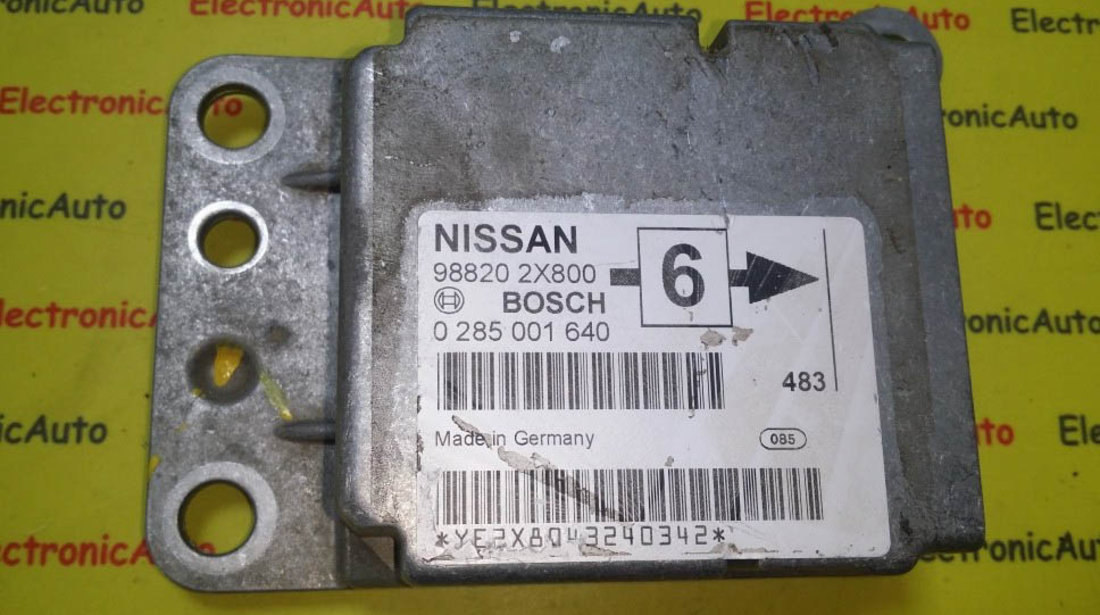 Calculator airbag Nissan Terrano 0285001640 98820 2X800