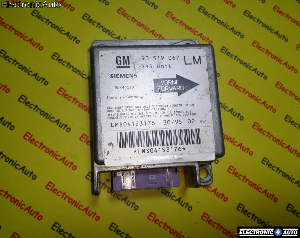 Calculator airbag Opel Astra F 90519067 LM