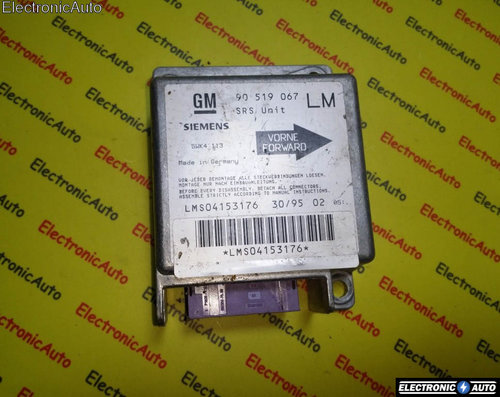 Calculator airbag Opel Astra F 90519067 LM