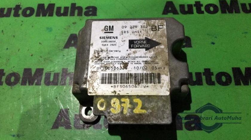 Calculator airbag Opel Astra G (1999-2005) 09229302