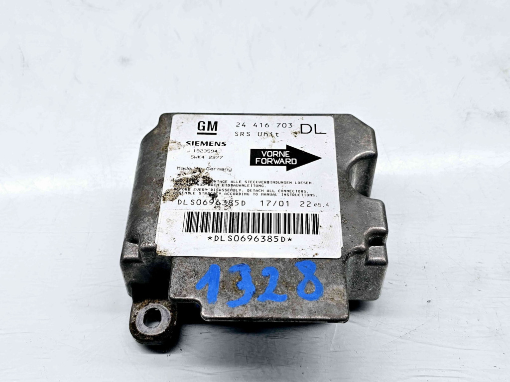 Calculator airbag Opel Astra G Combi (F35) [Fabr 1998-2004] 24416703 1.6 Benz Z16XE 74KW / 100CP