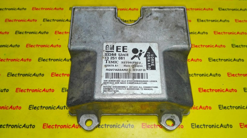 Calculator airbag Opel Astra H 13251081, 327963935