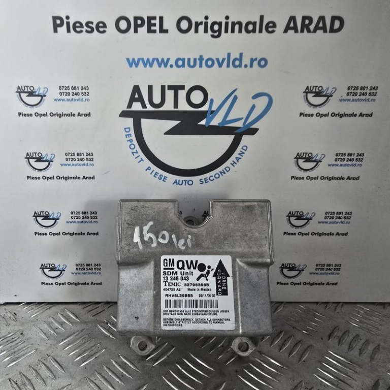 Calculator airbag Opel Astra H 2004-2007 13246043