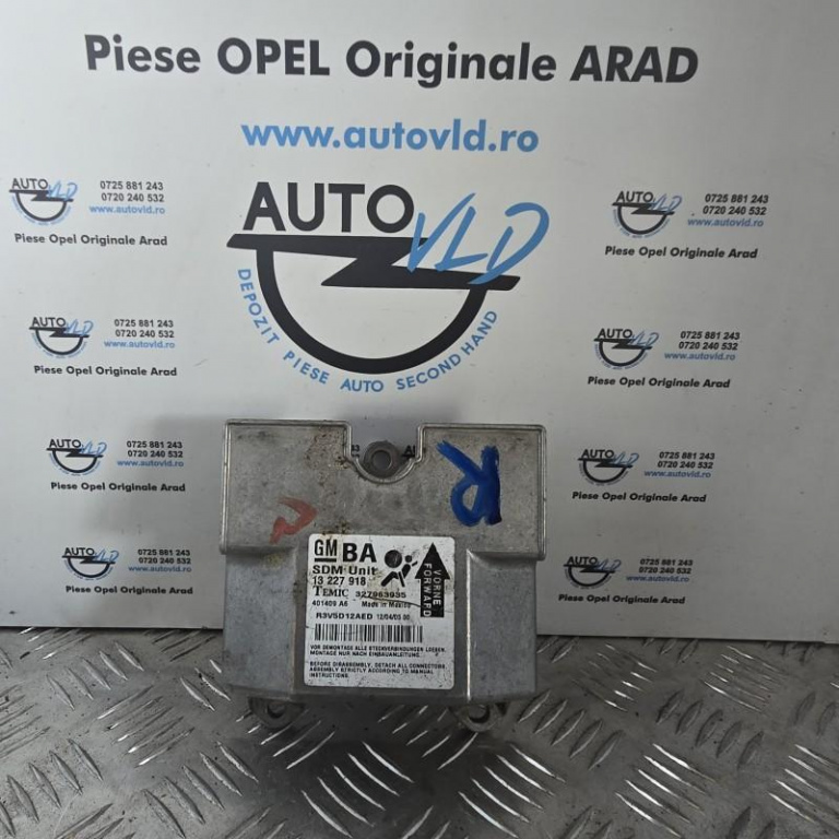 Calculator airbag Opel Astra H facelift 2007-2010 13227918 BA