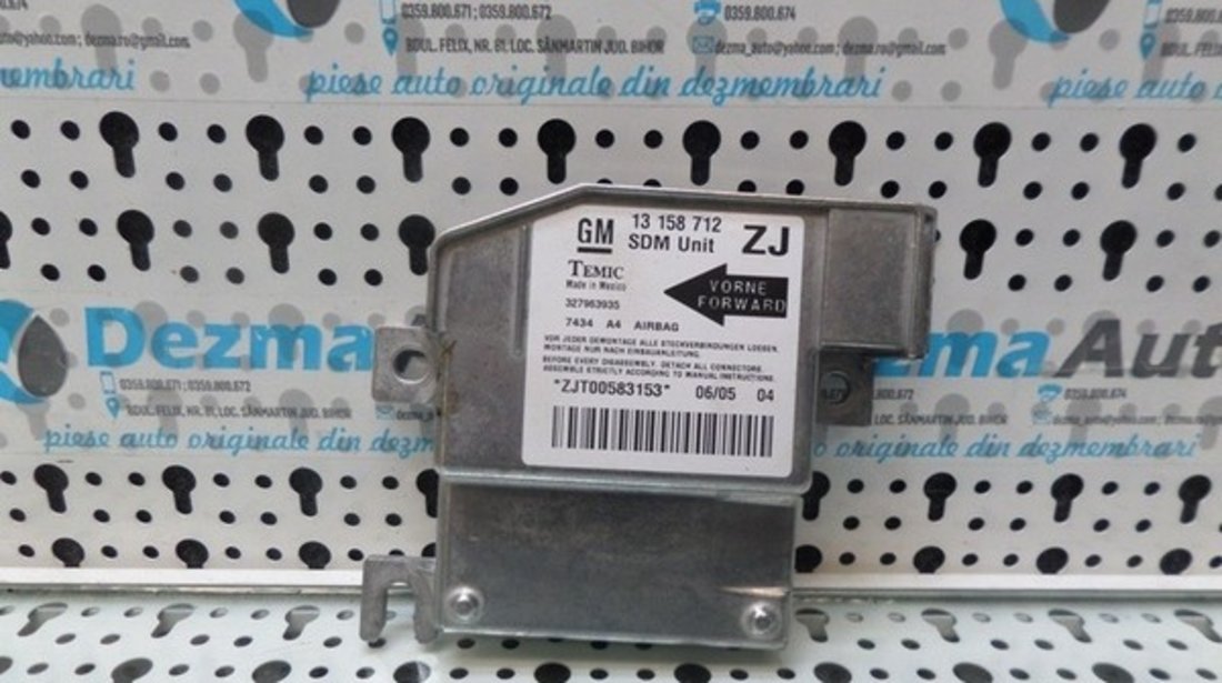 Calculator airbag Opel Meriva 1.7cdti, GM13158712