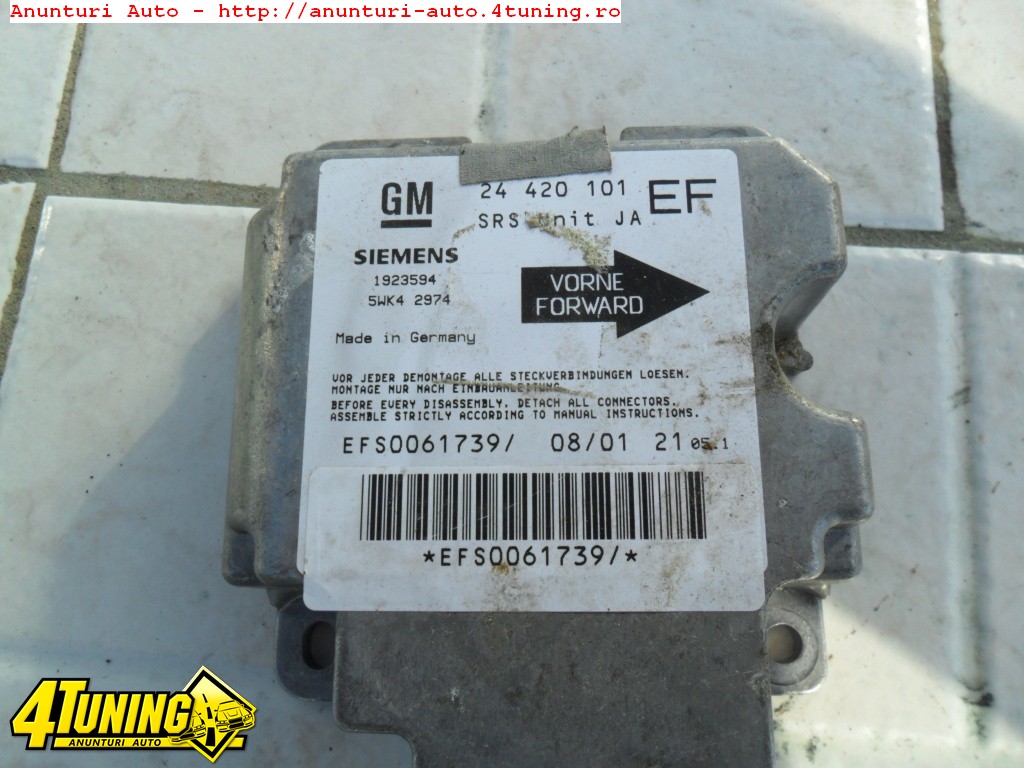 Calculator airbag Opel Omega; 24 420 101