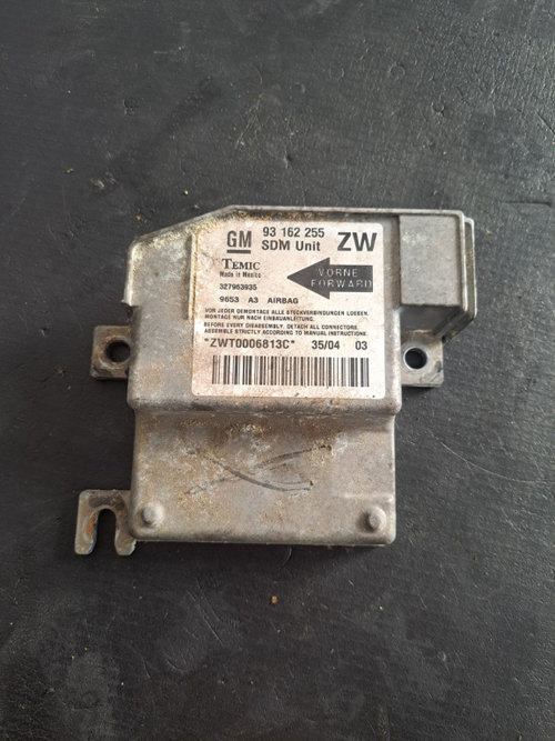 Calculator Airbag Opel Tigra TwinTop, Opel Combo C, Opel Corsa C - COD 93162255