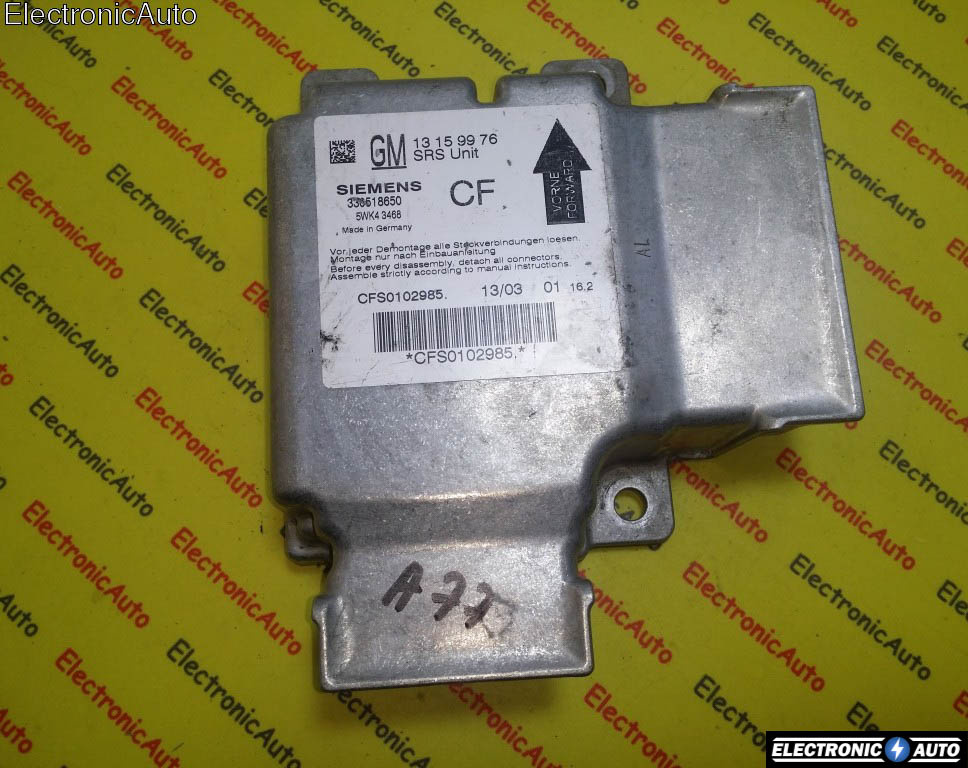 Calculator airbag Opel Vectra 13159976 CF