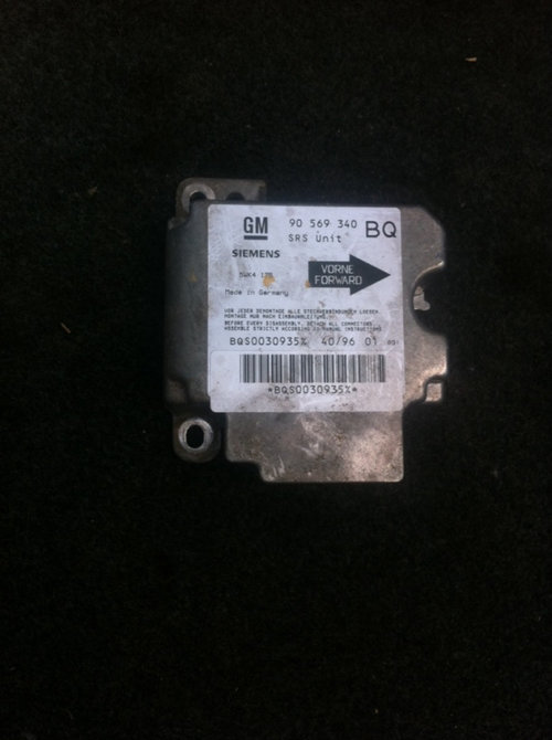 Calculator airbag Opel Vectra B [1995 - 1999] Sedan 4-usi 1.6 MT (101 hp) (36_) 1.6 16V