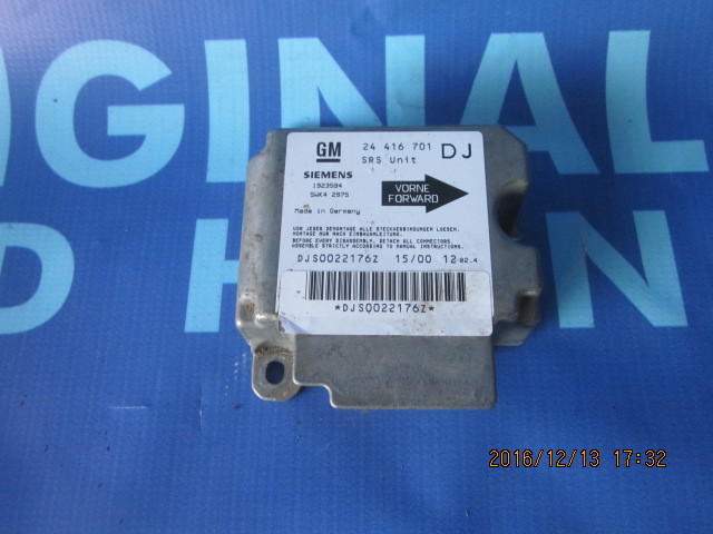Calculator airbag Opel Vectra B; 244 167 01