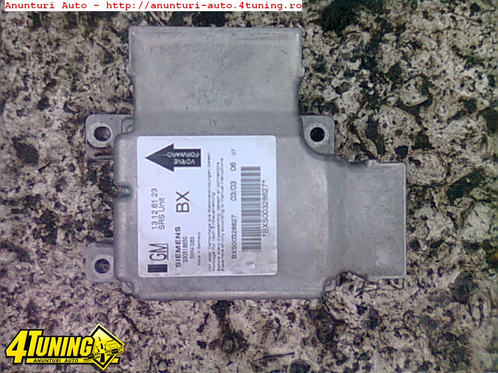 Calculator airbag Opel Vectra C; 13126123