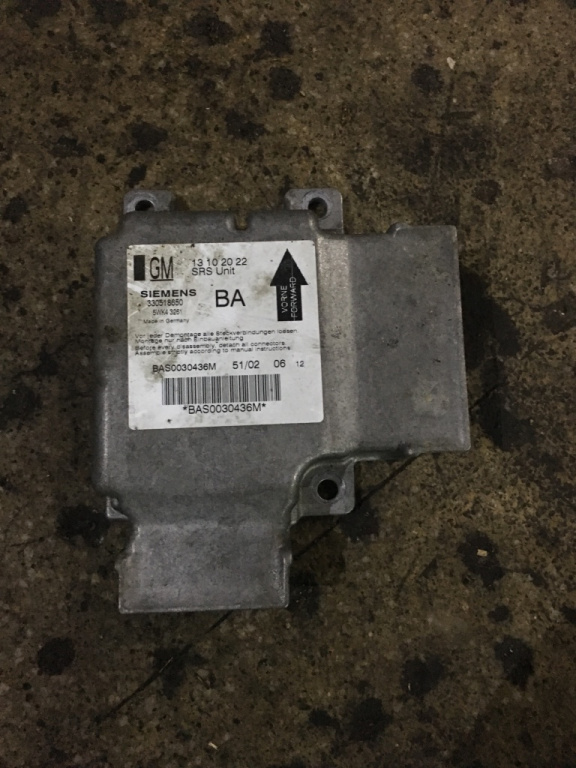 Calculator airbag Opel Vectra C [2002 - 2005] Sedan 4-usi 1.8 MT (122 hp) Z-C/BB11/1.8 i