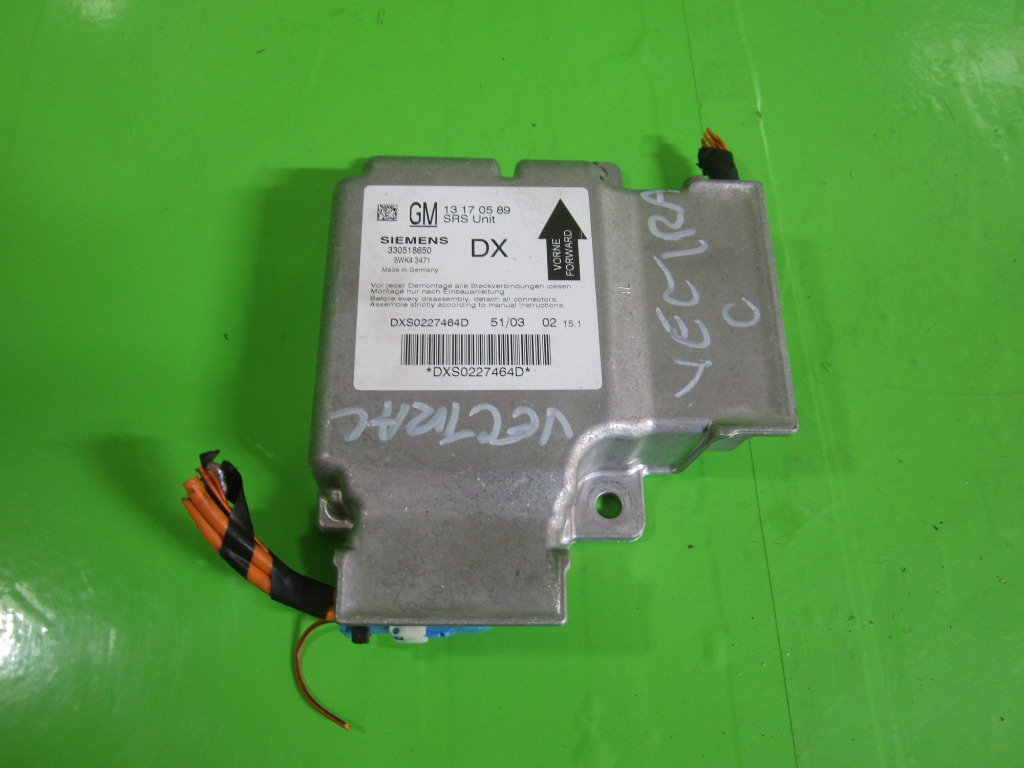 CALCULATOR AIRBAG OPEL VECTRA C FAB. 2002 – 2009 ⭐⭐⭐⭐⭐