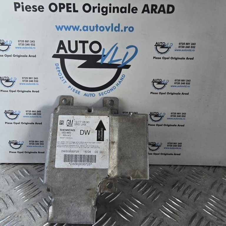 Calculator airbag Opel Vectra C facelift 2005-2009 13170590 DW