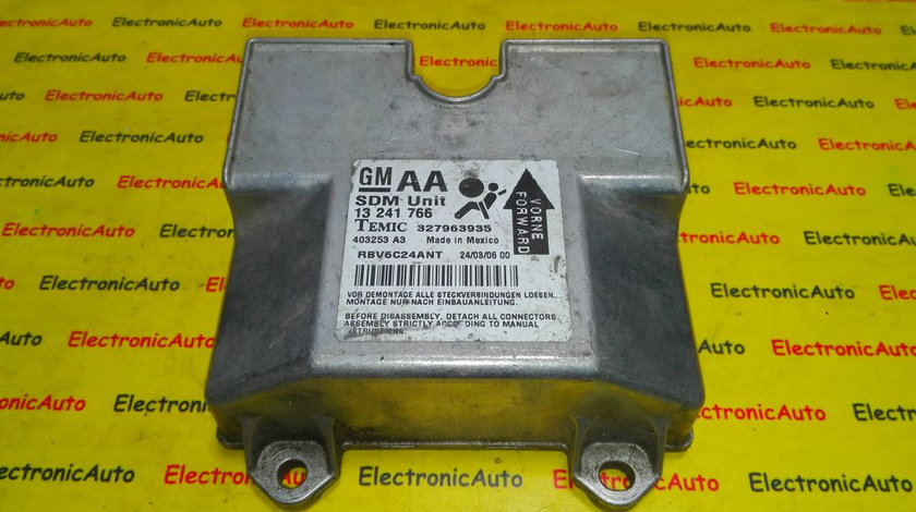 Calculator airbag Opel Zafira 13241766, 327963935