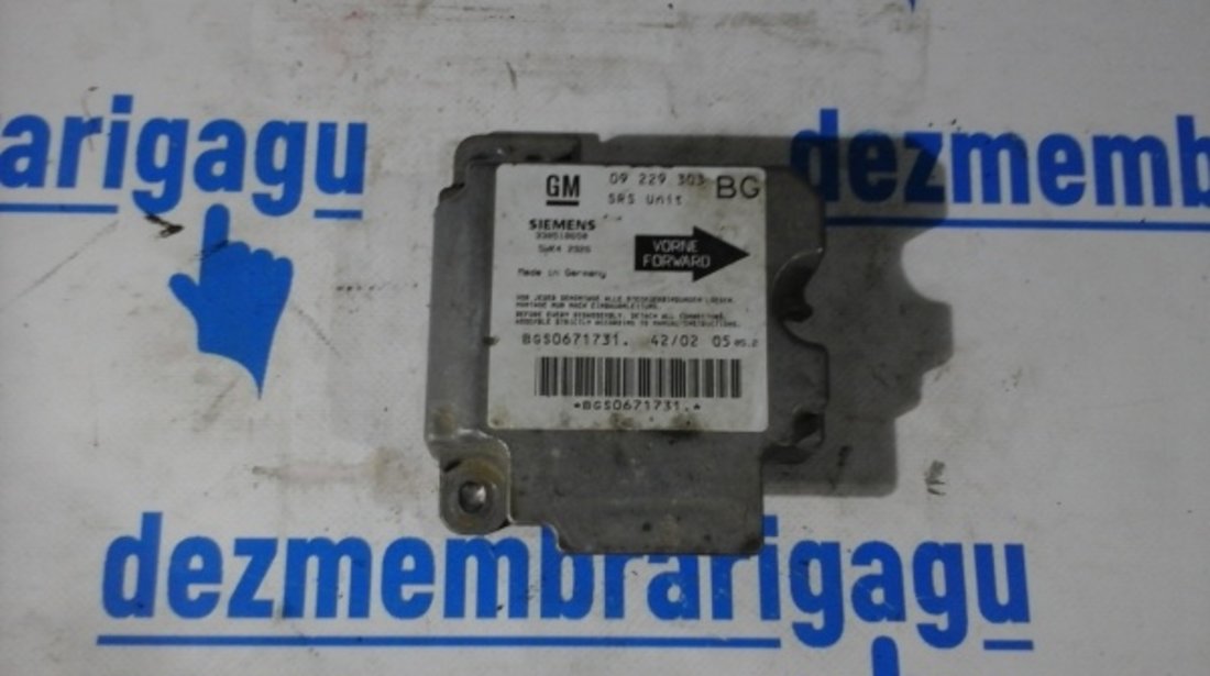 Calculator airbag Opel Zafira (1999-2005)