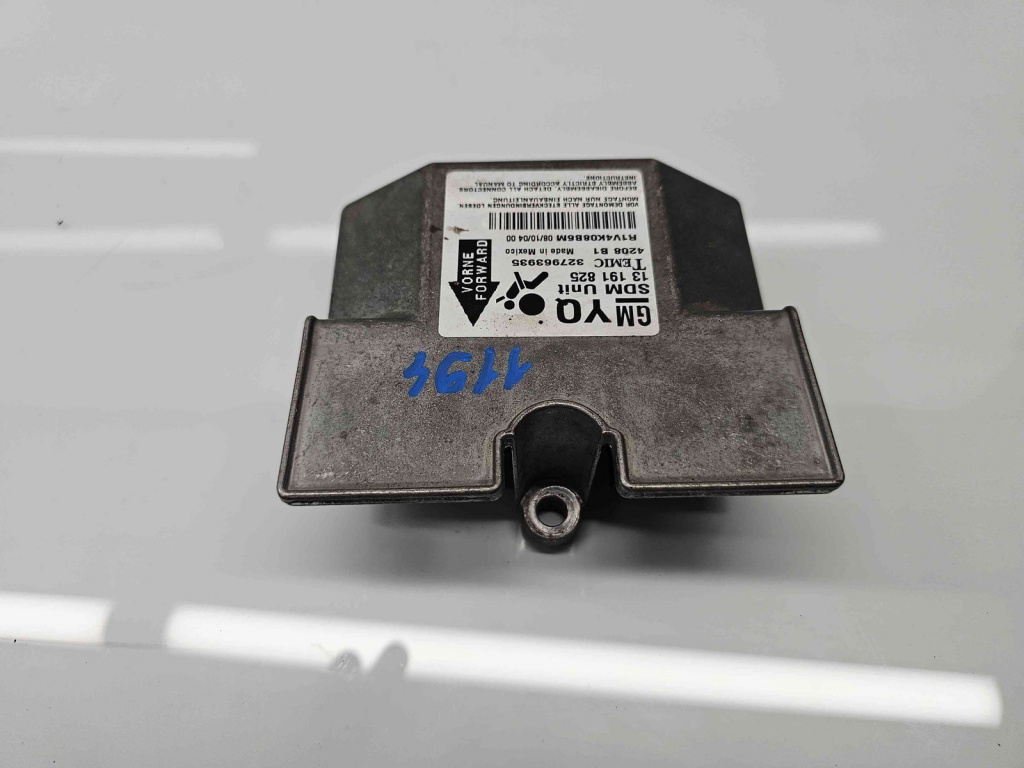 Calculator airbag Opel Zafira B (A05) [Fabr 2006-2011] 327963935 1.6 Benz Z16XEP 77KW / 100CP