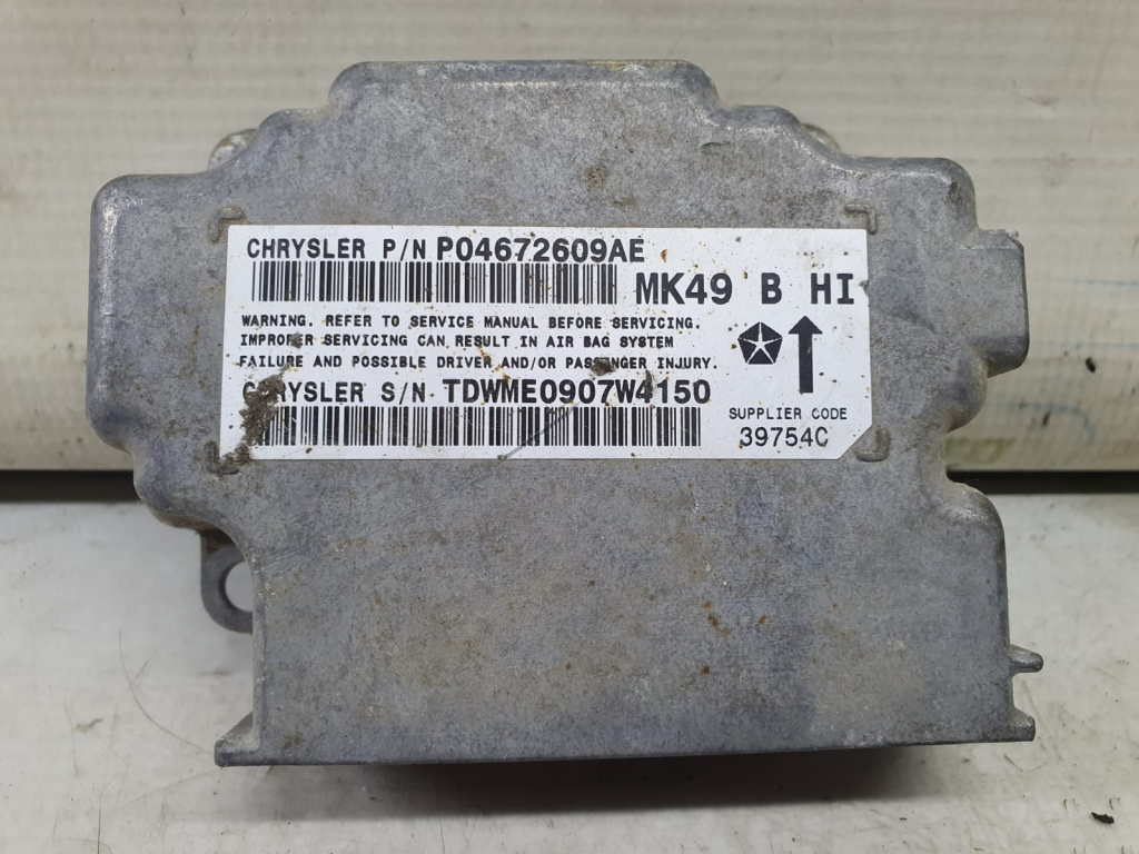 Calculator airbag p04672609ae Jeep Compass [2006 - 2010]