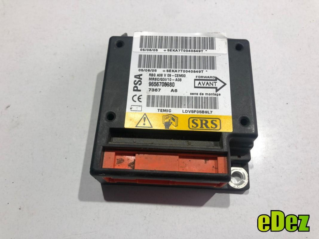 Calculator airbag Peugeot 1007 (2005-2009) 9656700980