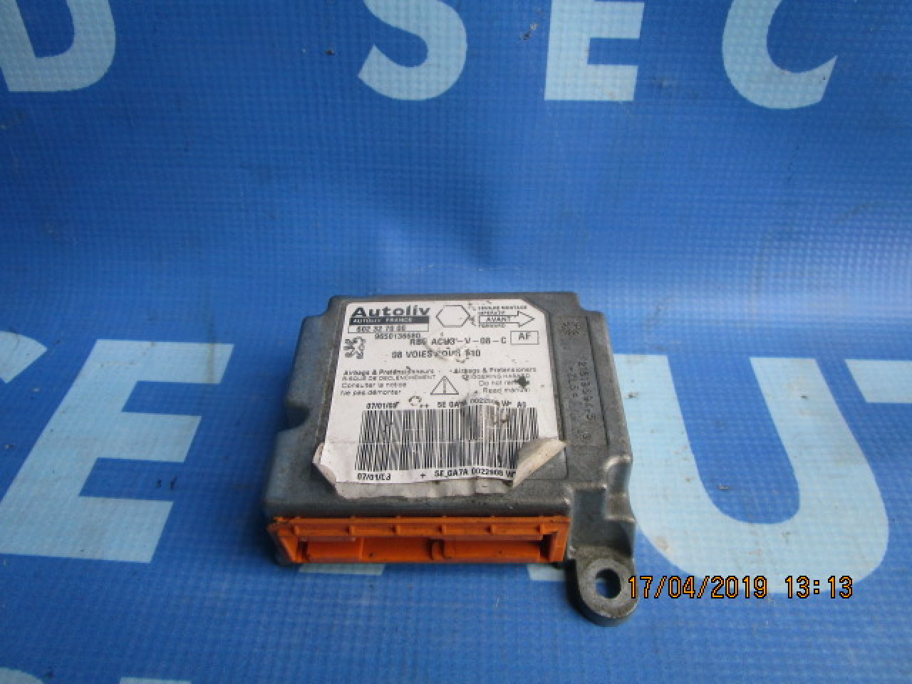 Calculator airbag Peugeot 206; 9650136680