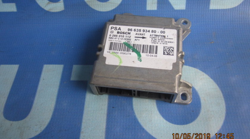 Calculator airbag Peugeot 207; 9663593480