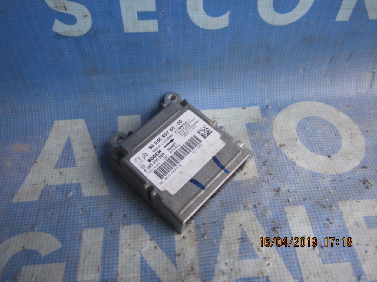 Calculator airbag Peugeot 207; 9665699780