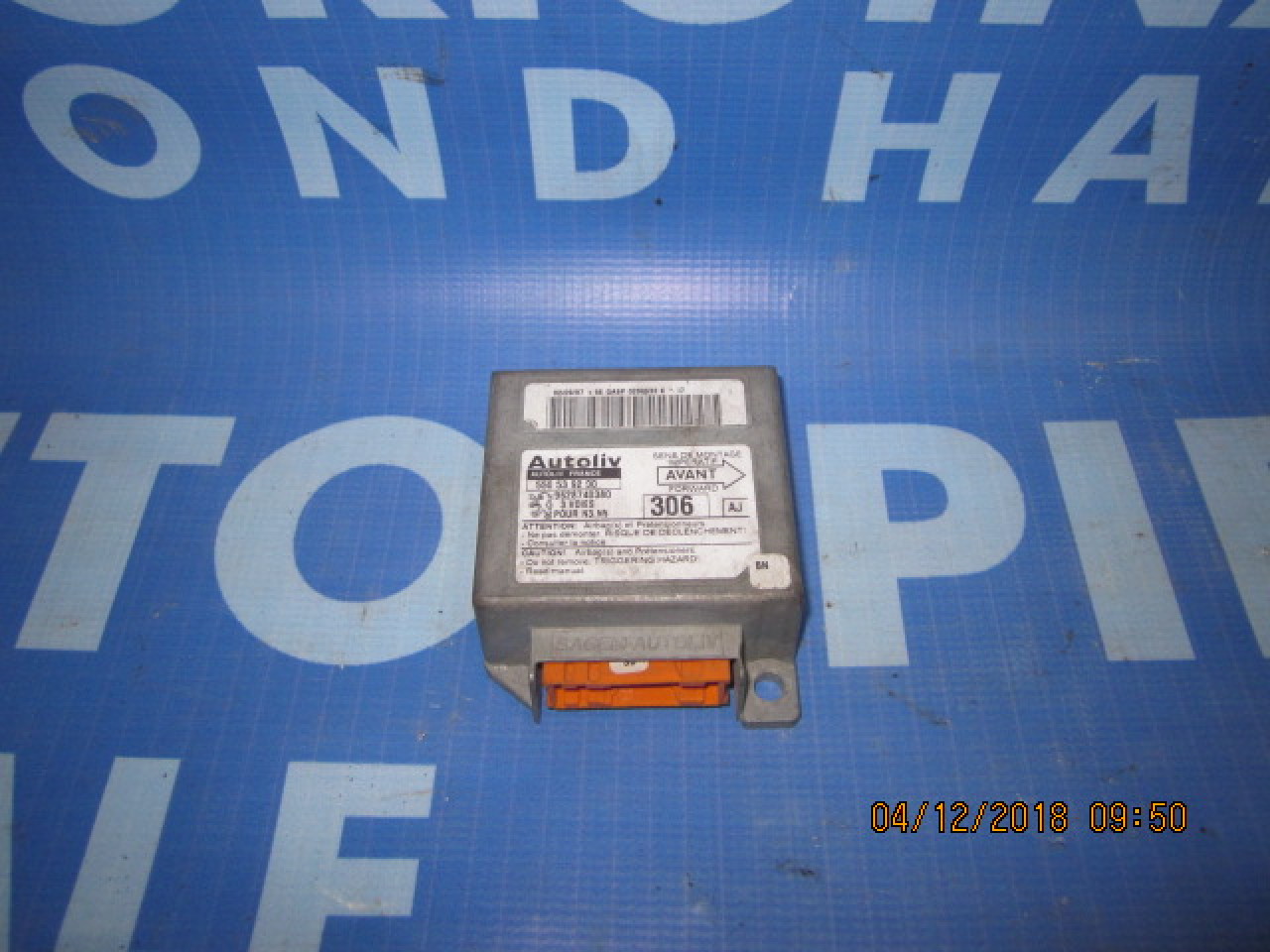 Calculator airbag Peugeot 306; 9628740380